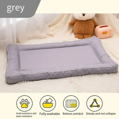 Seasonal Pet Sleep Pad Mats, Waterproof Moisture-Proof Deep Sleep, 4D High Resilience Memory Foam, Durable Easy Clean Pet Bed for Cats Dogs, Shaped Beds
