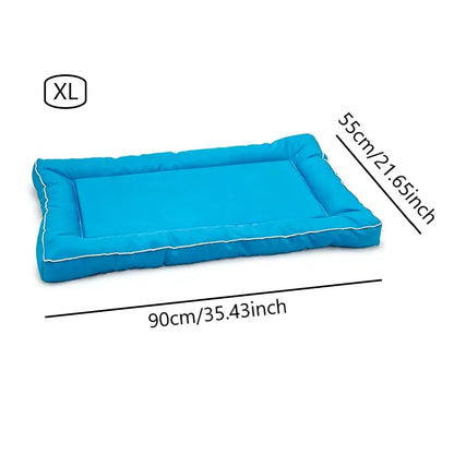 Seasonal Pet Sleep Pad Mats, Waterproof Moisture-Proof Deep Sleep, 4D High Resilience Memory Foam, Durable Easy Clean Pet Bed for Cats Dogs, Shaped Beds