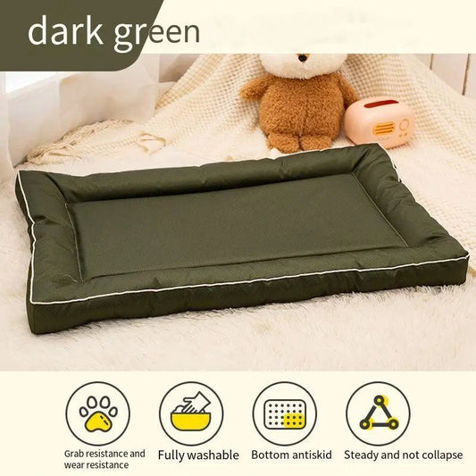 Seasonal Pet Sleep Pad Mats, Waterproof Moisture-Proof Deep Sleep, 4D High Resilience Memory Foam, Durable Easy Clean Pet Bed for Cats Dogs, Shaped Beds